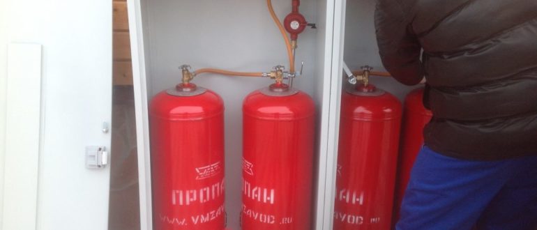 Пример газового котла на сжиженном газе